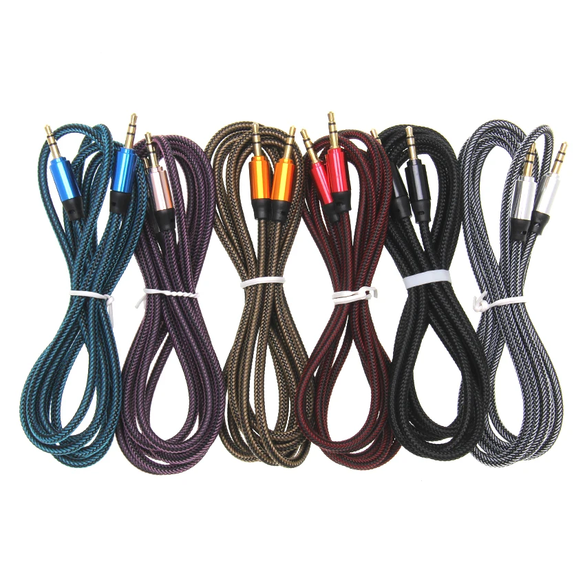Audio Aux Cable 3 5mm to 3 5mm Jack Speaker Line 1 8m for Car Headphone PC iPhone Samsung AUX Cord