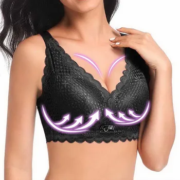 

Ultra Thin Lace Bra Plus Big Size Brassiere Intimates Super Push Up Bralette Sexy Bras For Women Lingerie Underwear