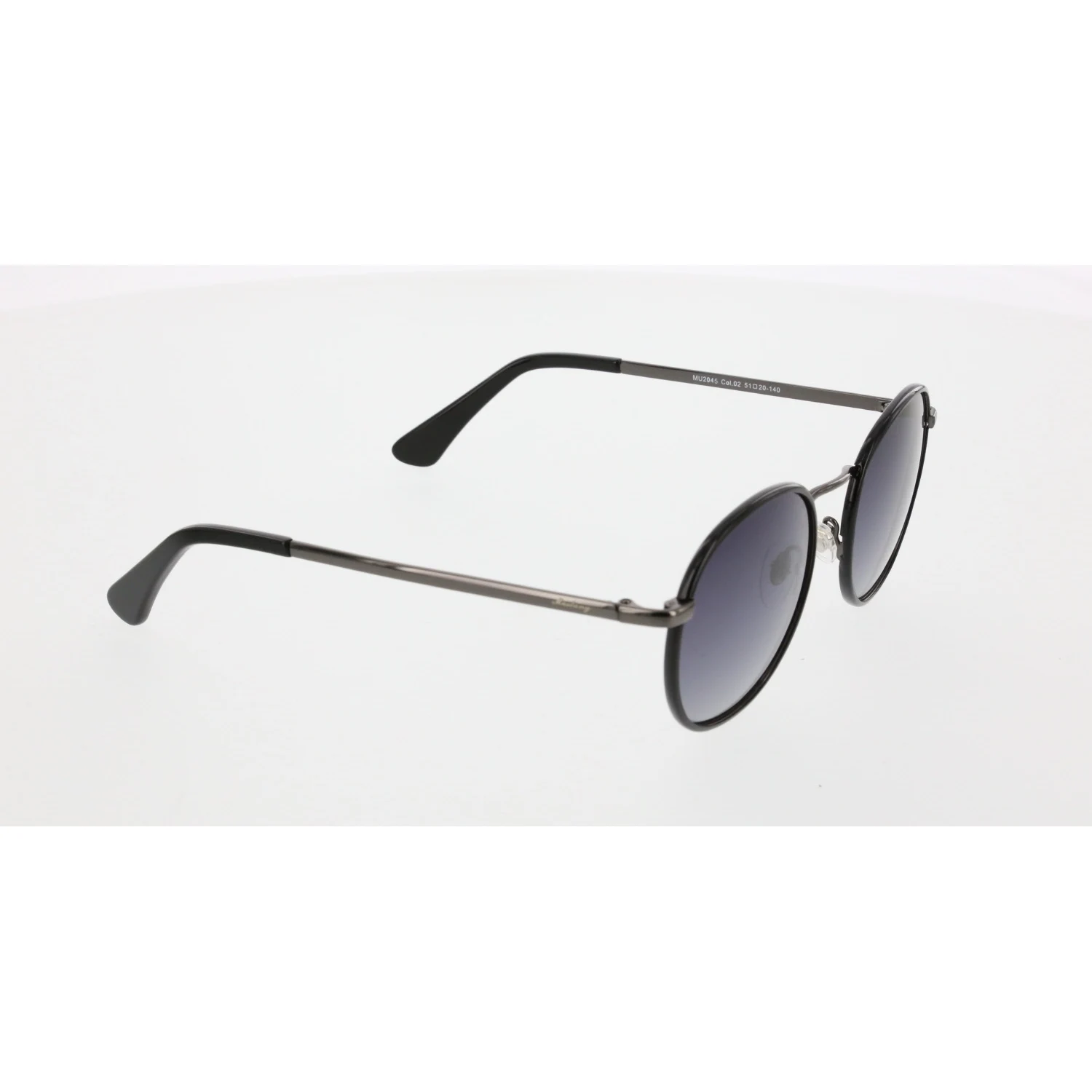 

Unisex sunglasses mu 2045 02 metal black organic aval 51-20-140 mustang