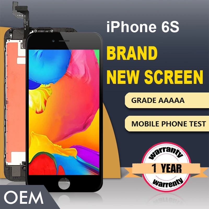

AAA+++quality 100%OEM for iPhone 6S screen 4.7 inch mobile phone screen for iPhone 6S 100% P test+gift