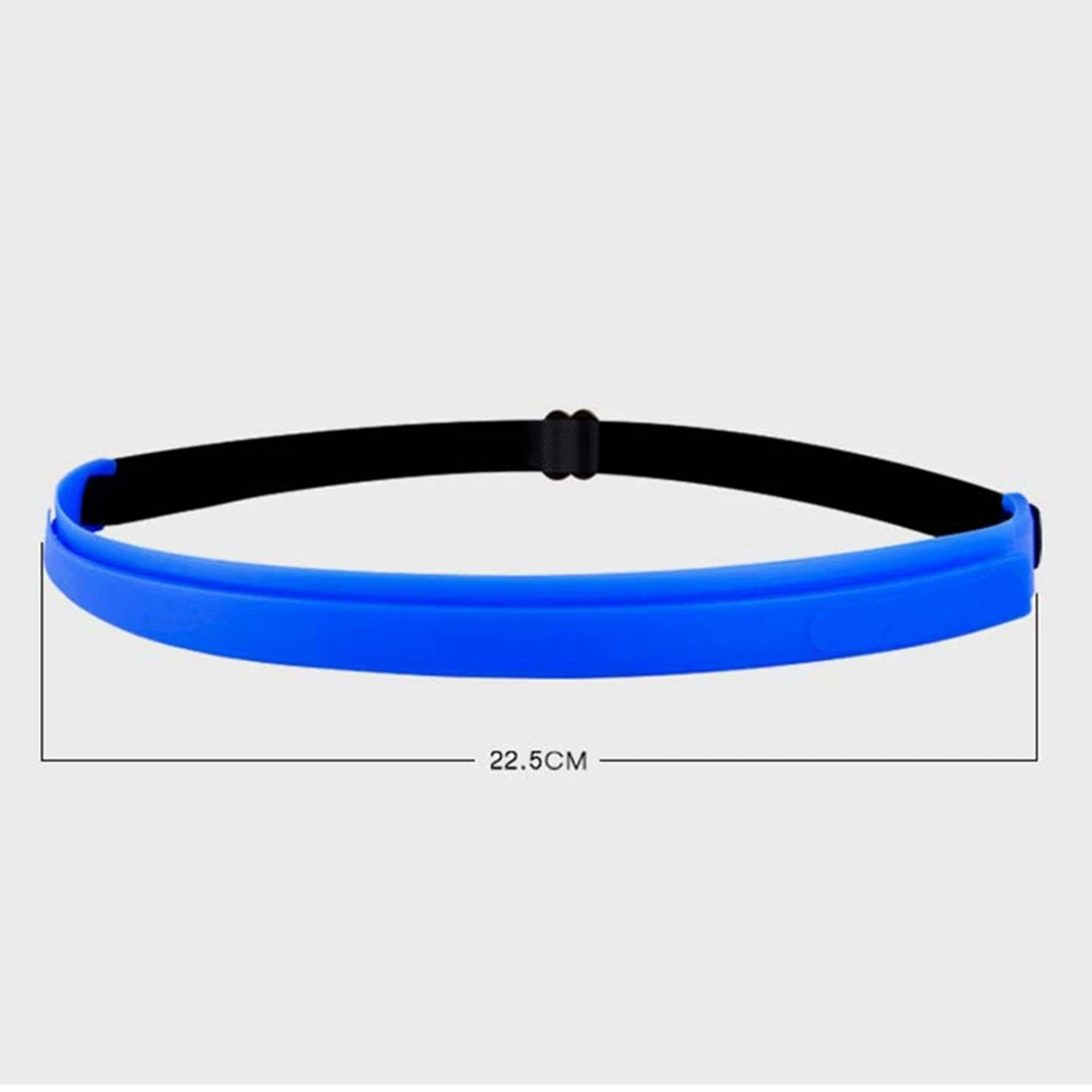 Открытый Sweatband женщин мужчин регулируемый дышащий пот поглощения силиконовые повязки Для Бега Фитнес Спортивная одежда аксессуар