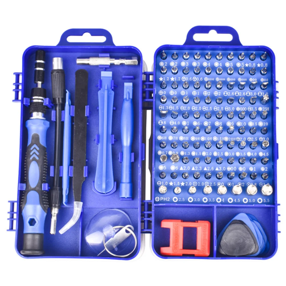 

115 In 1 Watch Mobile Phone Extension Rod Repair PC Magnetic Tablet Screwdriver Set Manual Game Console Tools Flexible Shaft