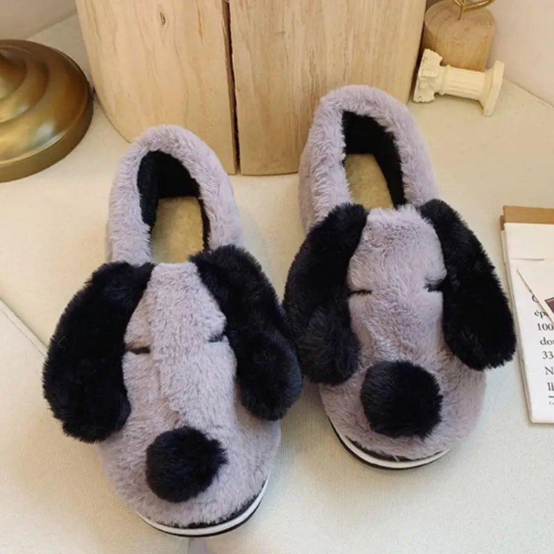 SJJH/женские зимние тапочки с закрытой пяткой; удобная домашняя обувь; тапочки для спальни; повседневная обувь для ванной; A1352 - Цвет: Серый