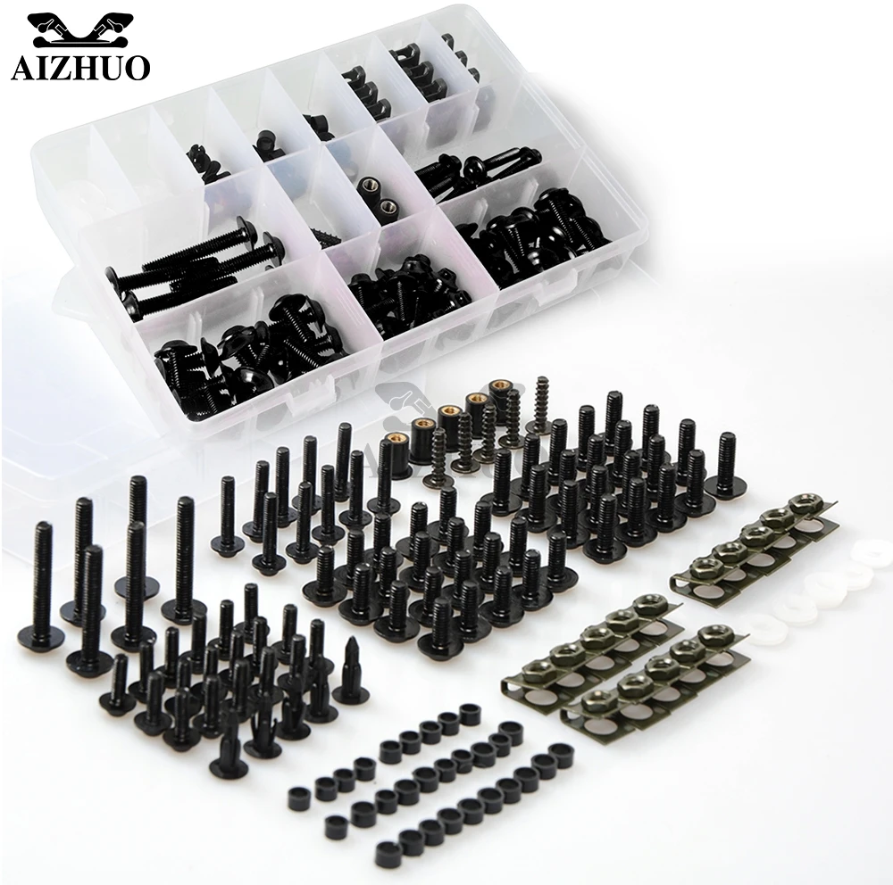 

Motorcycle Fairing Bolts Screws Spring Bolt Kit For SUZUKI BUNDIT 250/400 GSXR GSX-R 600 750 1000 K1 K2 K3 K4 K5 K6 K7 K8 K9 K11