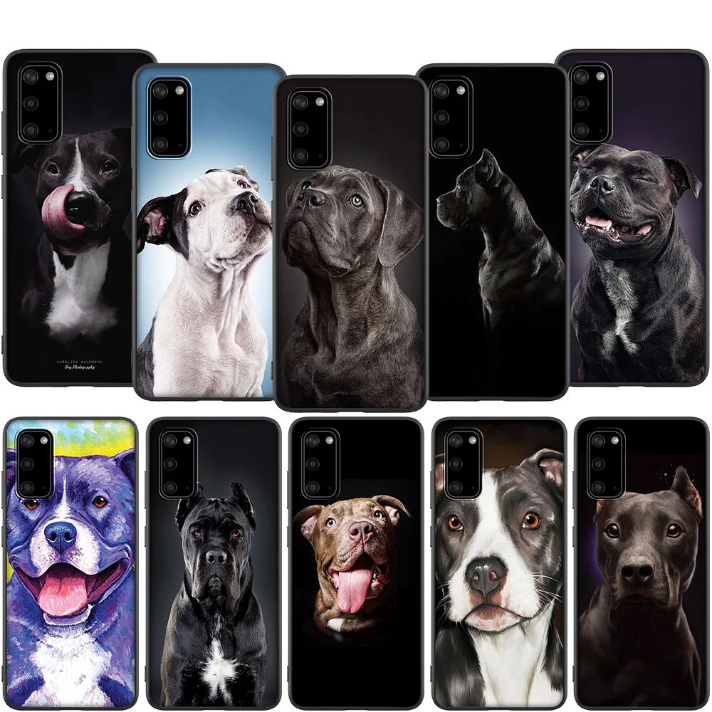 Чехол Lavaza питбуль с милой собакой для Samsung A01 A11 A21 A41 A2 Core A20e A70s J4 J7 Duo J6 J8 Plus Prime |