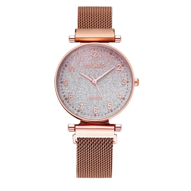 

Designer Starry Sky Magnetic Buckle Fashion Women Watches Diamond Digital Surface Luxury Female Wristwatches Lady Quartz Watch
