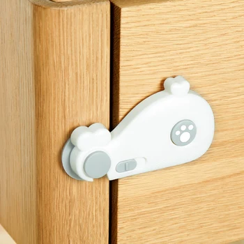 

Cabinet Door Whale Child Lock Multi-Function Baby Anti-Pinch Protection Lock Baby Protective Equipment Drawer Protection Buckle
