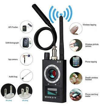 

K18 RF Signal Detector Bug Anti-spy Detector Camera Wireless GPS Anti-sneak Shot Monitoring Positioning Detector