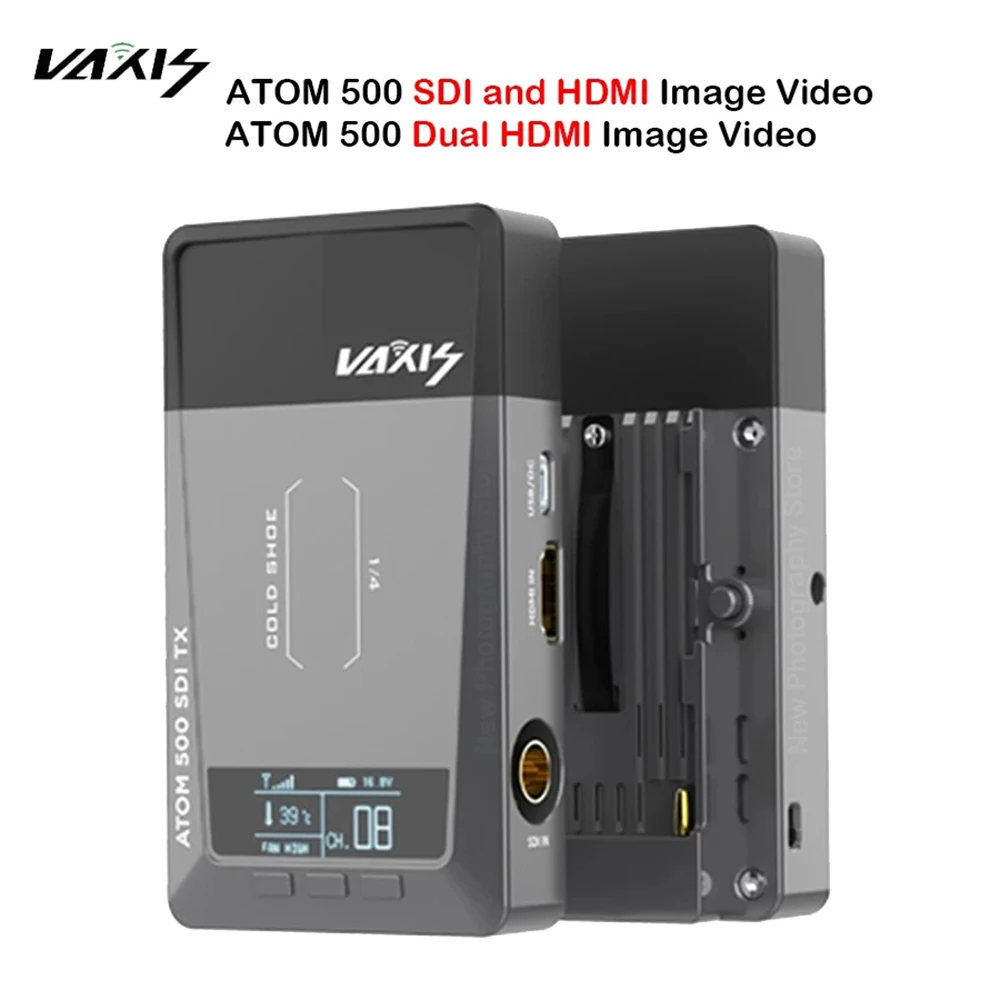 Беспроводная система передачи видео Vaxis ATOM 500 SDI 1080 футов P HD и HDMI двойной интерфейс