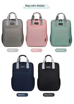 

Baby Diaper Bag Backpack for Moms Nappy Bags Mummy Maternity Nursing Bag Waterproof Travel Bag With USB