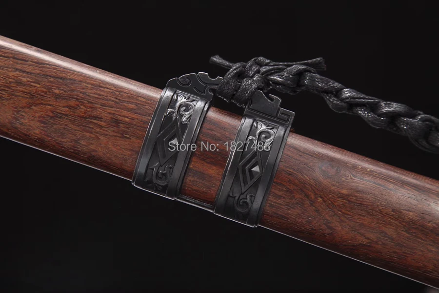 Handmade Chinese KungFu Dao Sword 60HRC High Manganese Steel Blade Sharp WuShu Tang Knife Saber