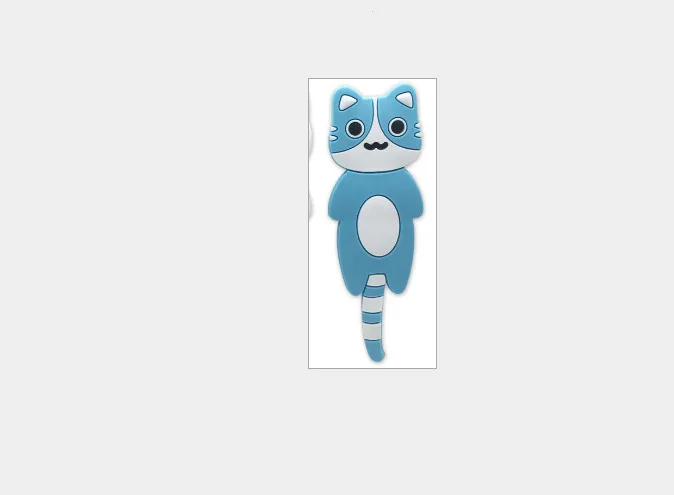 Cute Little Cat Magnetic Refrigerator Sticker Home Fridge Magnet Hanging Hook