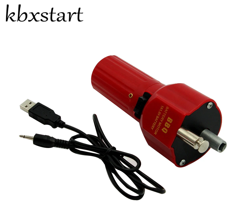 

Kbxstart 5V USB Grill Rotary Motor Grill Grill Spiedo 4.2 RPM Output Speed Outdoor Picnic BBQ Parts