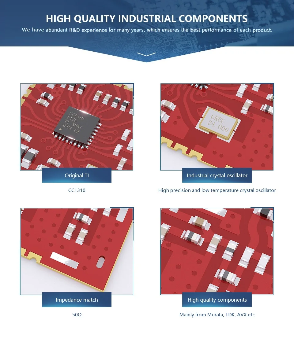 E70-433T14S2 CC1310 433 МГц IOT SMD UART rf беспроводной модуль UHF передатчик и приемник 433 МГц RF модуль