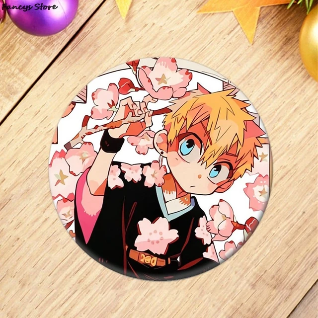 Japán Kawai Earthbound Fiú Hanako-Kun Jelvény Táska Ruhához Aranyos Ajándék Lány Ajándéktárgyak Könyvesbolti Kávézó Bross Pin Nőknek - Image 2