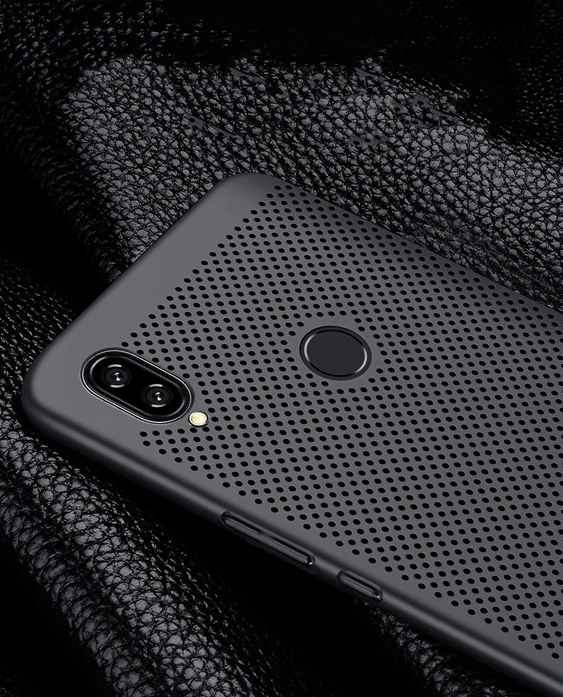 100 шт теплоотвод Жесткий ПК сетчатый чехол для Xiaomi mi 9 8 SE POCO F CC9 CC9E красный mi 7 7A Pro Note K20 тонкий сотовый задний Чехол