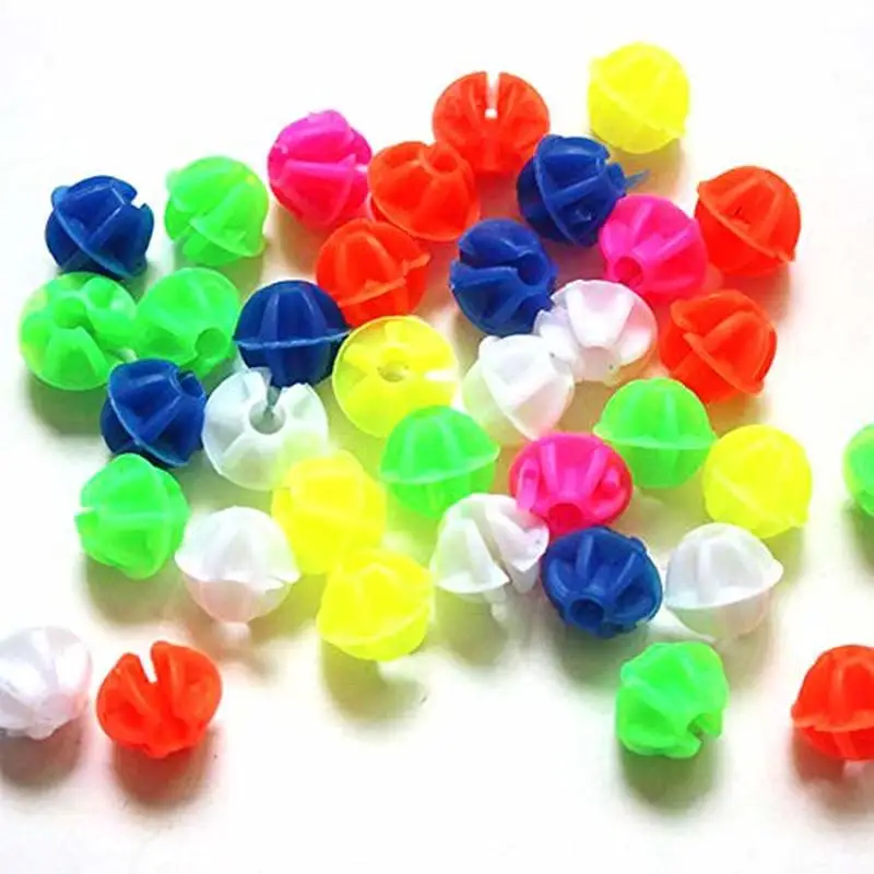 CATAZER 72Pcs Colorful Plastic Cycle Bike Wheel Spoke Clip Luminous Beads Bicycle Decors Bicycle Spokes Beads