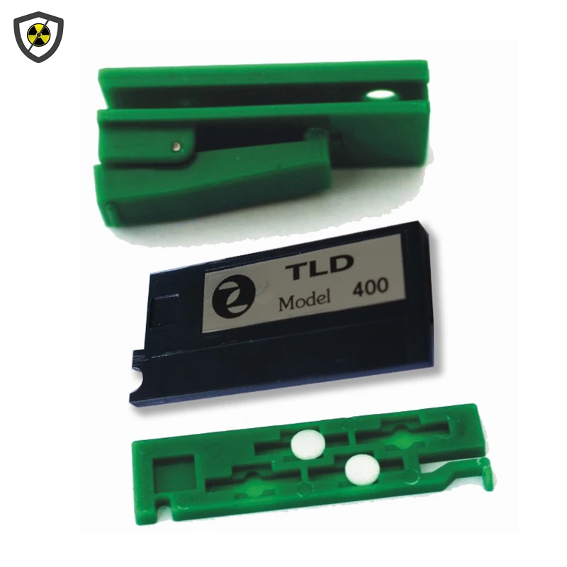 Genuine 2 pieces TLD-400 thermoluminescent personal dosimeters x-ray, gammag-ray radiation detection dose card
