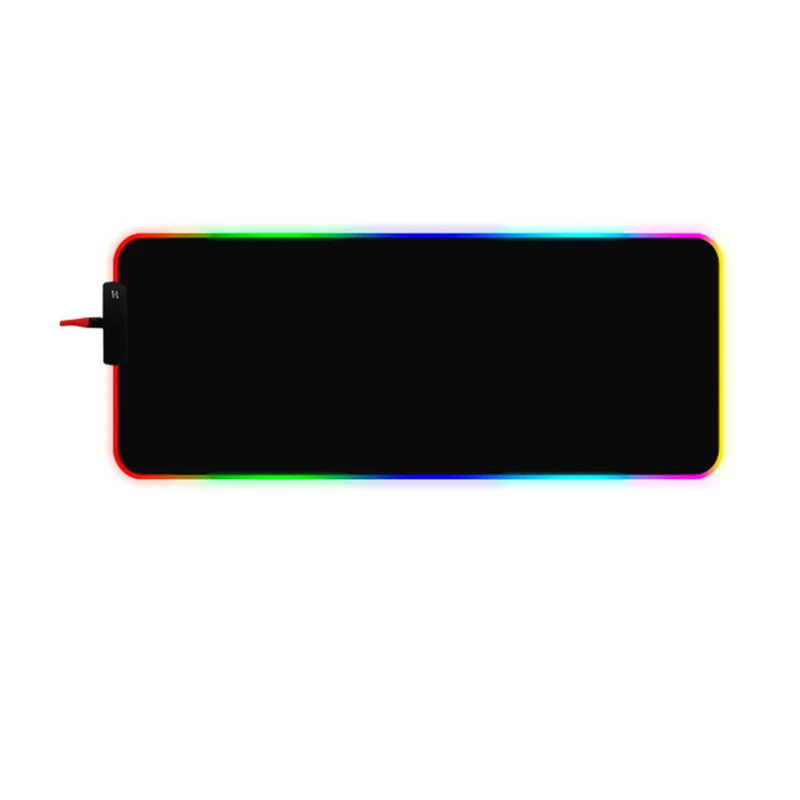 RGB светящийся игровой коврик для мыши цветной Большой светящийся USB светодиодный с расширенной подсветкой Клавиатура PU нескользящий коврик для одеяла