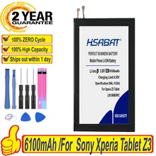 100% originale HSABAT 6100mAh LIS1569ERPC Batteria Per Sony Xperia Tablet Z3 Compatto SGP611 SGP612 SGP621