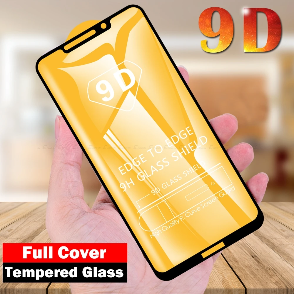 9D Full Cover Tempered Glass For Motorola Moto One 5G ACE Vision Action Macro P50 Screen Protector Film | Мобильные телефоны и