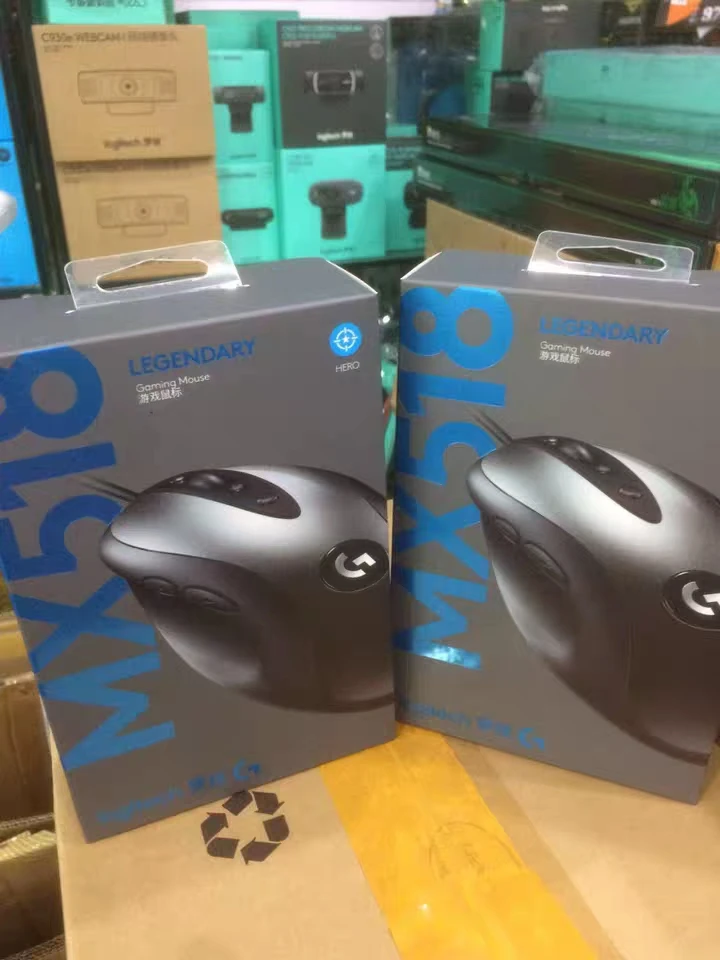Ogitech MX518 оригинальная легендарная Классическая игровая мышь 16000DPI