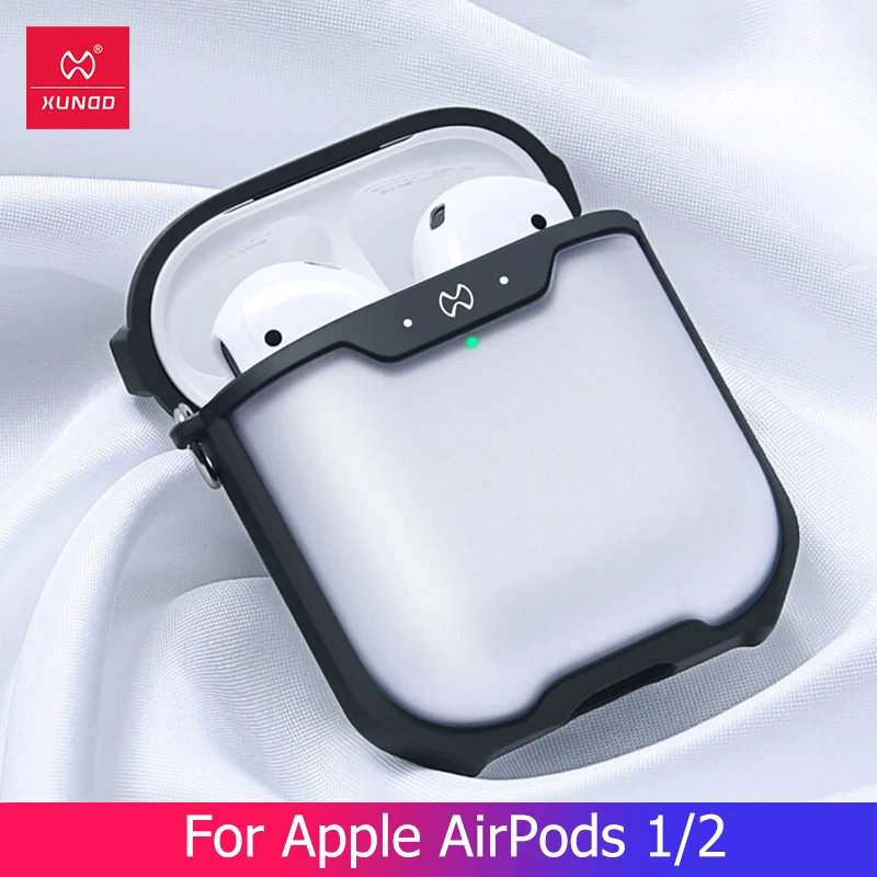 Чехол для Apple AirPods 1 2 прозрачный беспроводной чехол Bluetooth наушников защитный