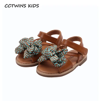 

CCTWINS Kids Shoes 2020 Summer Children Fashion Princess Sandals Baby Brand Soft Shoes Girls Butterfly Shoes Flat PS946