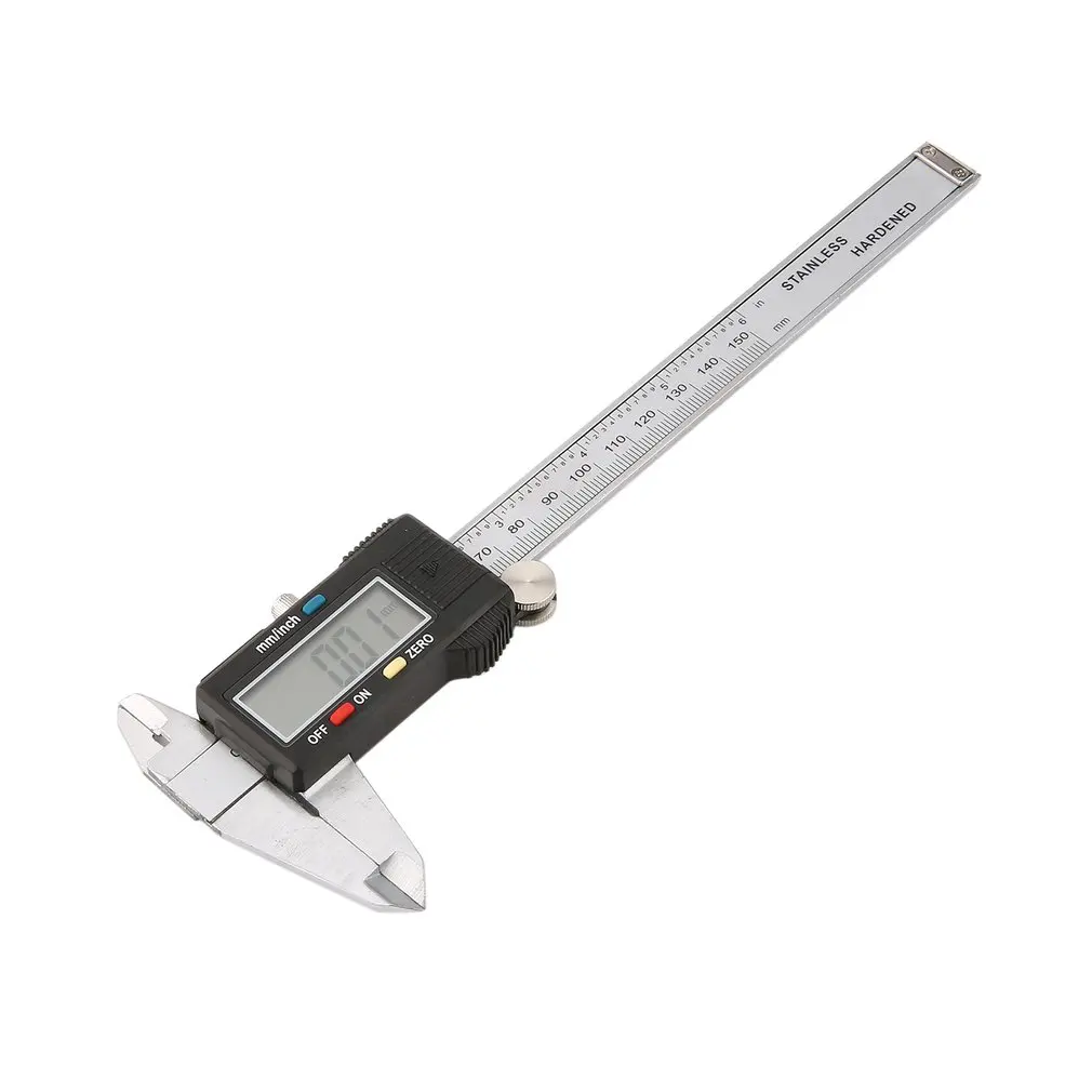 150mm 15cm 6 Inch Professional Electronic Digital LCD Display Steel Vernier Caliper Gauge Micrometer Measuring Tool