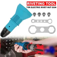 Machine de rivetage électrique, perceuse sans fil, outil d'écrou de rivetage, adaptateur de perceuse de rivetage, Rivets de pistolet à ongles multifonctionnels