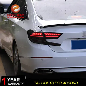 

Car Styling taillight tail lights case for Honda Accord 2018 LED taillights case for Accord Taillight rear trunk lamp cover