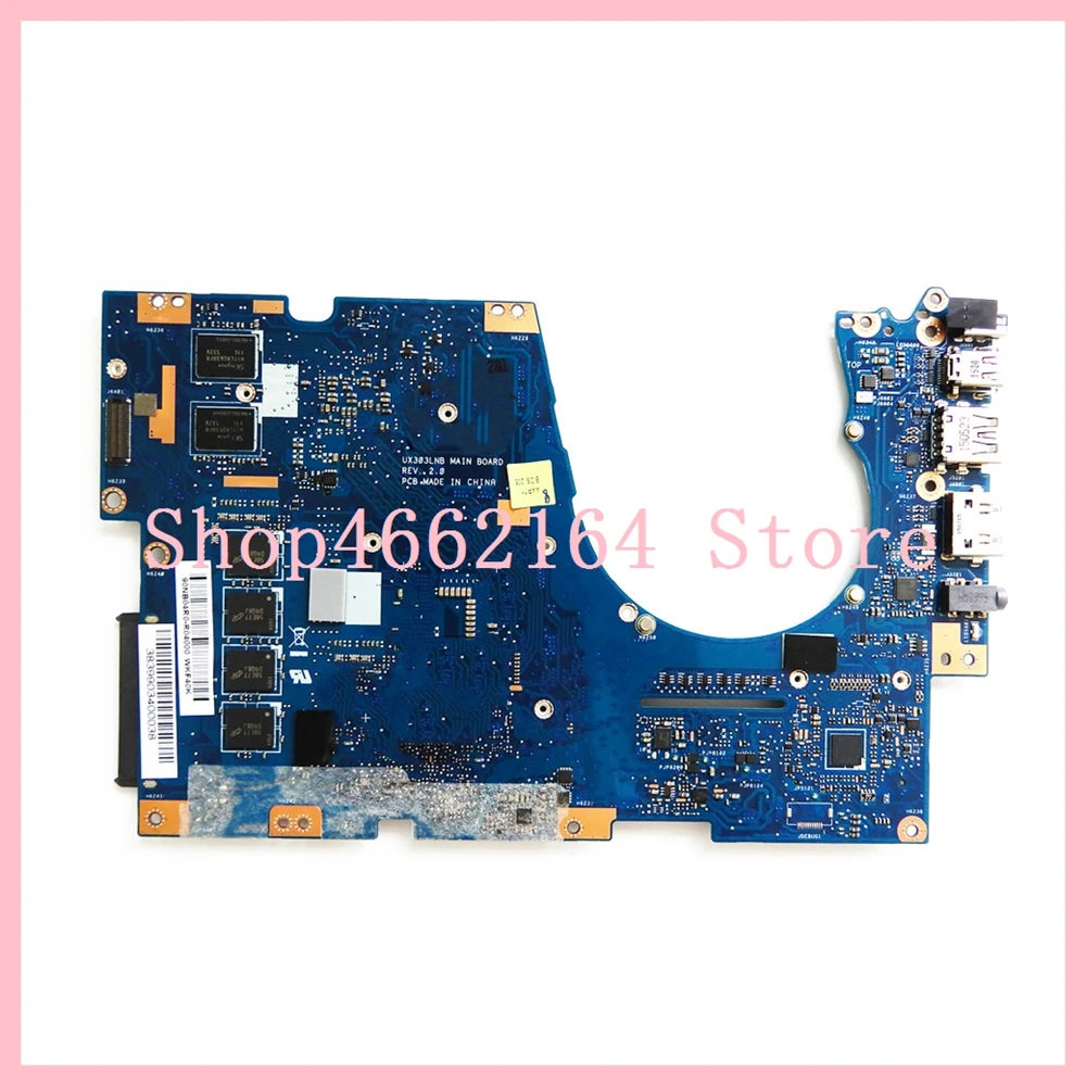  UX303LN 4GB RAM I7-4510CPU GT840M motherboard For ASUS UX303LB UX303LNB UX303LN UX303L U303L Notebo