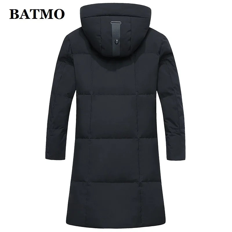 BATMO Новое поступление зима 90% белый утиный пух с капюшоном куртки мужские, мужские зимние пуховики, мужское зимнее пальто, YR8040