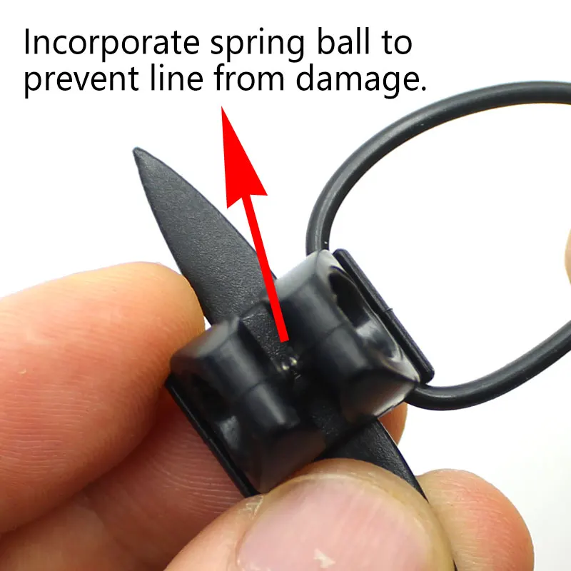 Carp Fishing Rod Accessories Carp Bobbin Fishing Alarm Indicator Swinger Nylon Main Line Tackle Mini Clip 2pcs