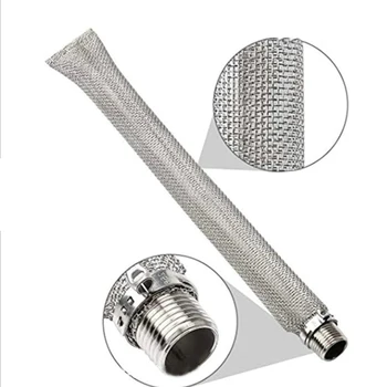 

Mash Tun Beer Filter Reusable Stainless Steel Thread Strainer Multifunction Bazooka Screen Wine Tools Home Kettle Brewing Mesh