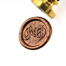 Новинка! Индивидуальные инициалы печать воска/пользовательские монограммы свадебные печати/свадебные приглашения печать/на заказ Свадебная печать