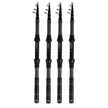 

Sea Fishing Ultralight Fishing Rod 1.8M-3.0M Carbon Fiber Telescopic Fishing Pole Reinforcement Guide Ring