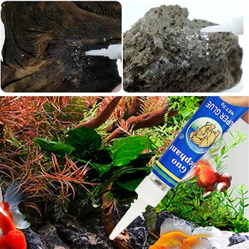 

Aquarium Moss Glue Water Plants Glue Fish Tank Coral Reef Ornaments Aquarium Glue Safe & Super Landscape Glue Decoration