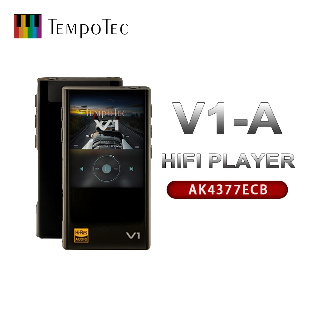TempoTec V1 A Hi Res Audio Bluetooth MP3 Music Player HiFi DAP ASIO DAC AK4377ECB DSD 256 LDAC
