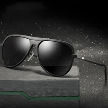 Мужские поляризованные солнцезащитные очки, очки для вождения, классические винтажные простые водительские очки