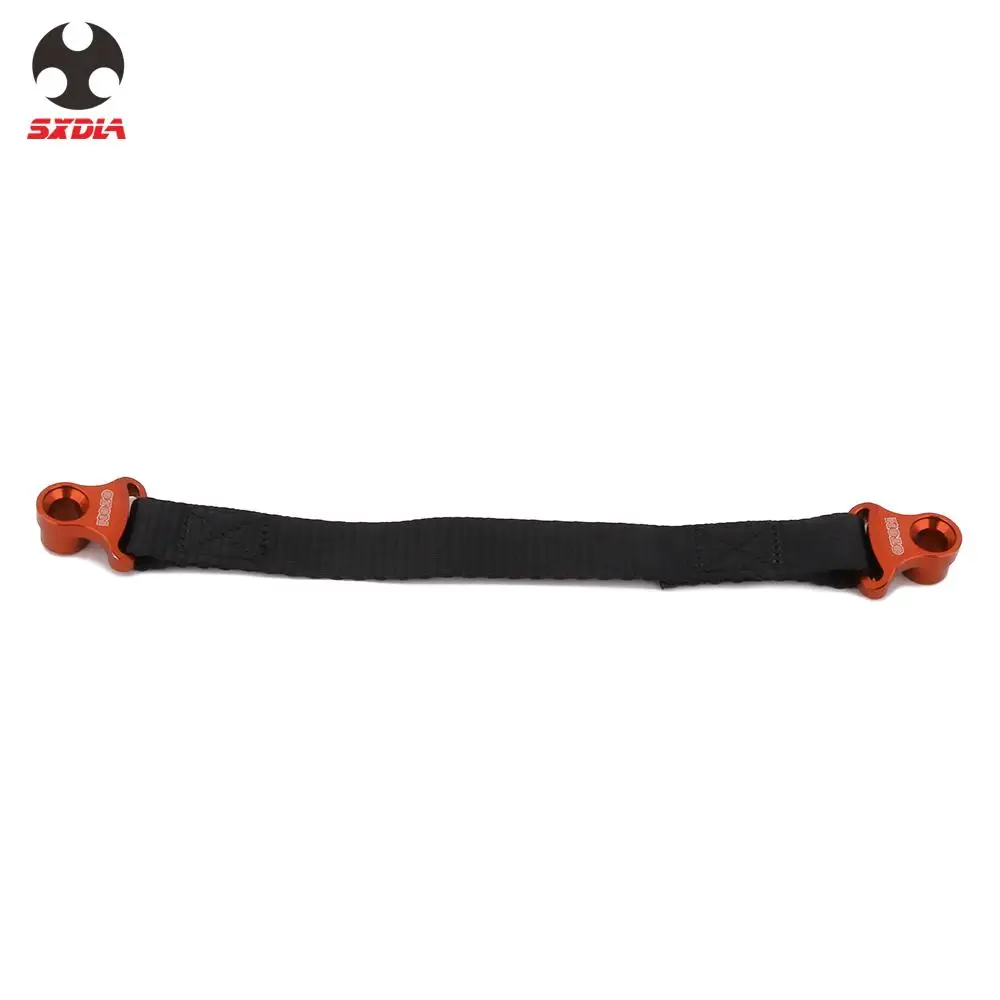 Motorcycle Orange 470MM 325MM Rear Rescue Strap Pull Belt Universal For HONDA YAMAHA KAWASAKI CR CRF XR YZ YZF WR WRF KX KXF KLX