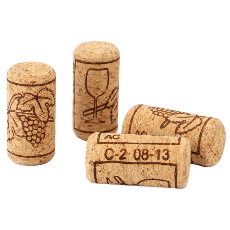 100 шт./компл. пробка для бутылки вина Пробка для бутылки Красного вина дуб пробка для бутылки Красного вина дубовые винные пробки