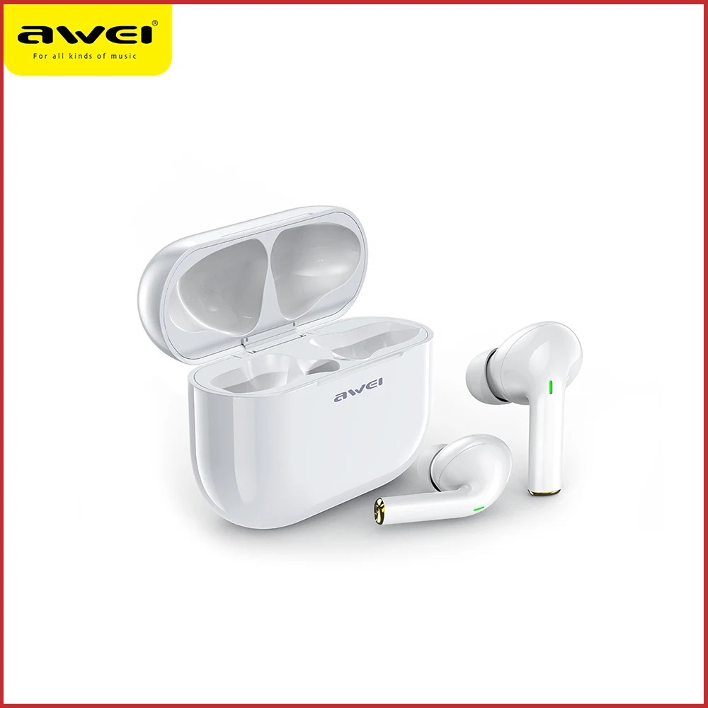 

AWEI T29 True TWS Wireless Earbuds Bluetooth 5.0 With Mic Touch Control Waterproof IPX4 Stereo Sound For All kinds of Phones