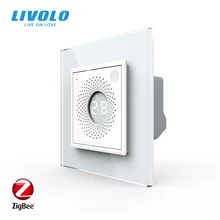 LIVOLO EU Standard Temperatur Feuchtigkeit Inductio Sensor,Wifi drahtlose Steuerung, Echt-Ti Meonitoring Innen, Pflege Butle