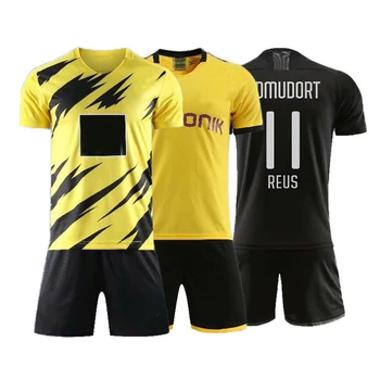 

Factory Direct Selling 2021 Dortmund jersey 1920 Home and Away children's game training football uniform men's customization