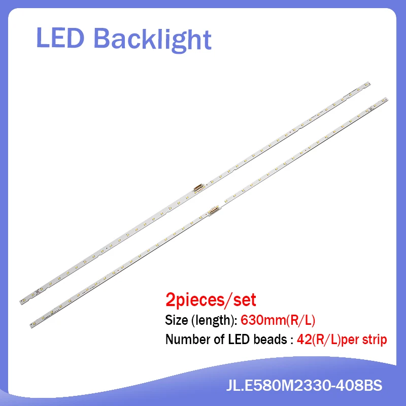 Новинка 2 шт. светодиодная подсветка для Samsung UN58NU7100 UE58NU7100 un58nu710D UN58NU6080 LM41-00632A BN96-46866A