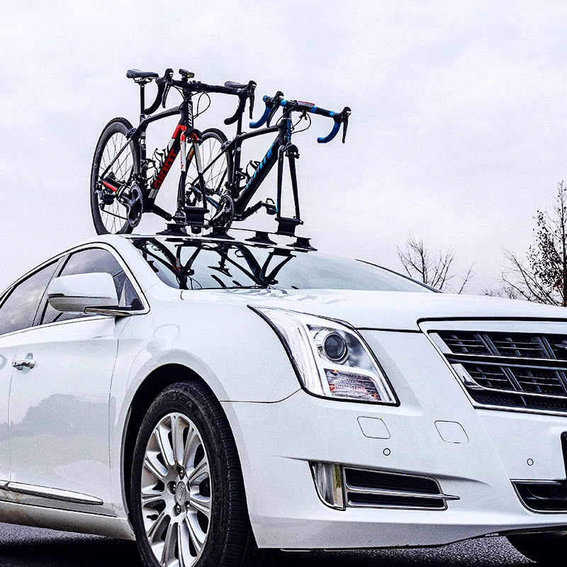 ROCKBROS Bike Bicycle Rack Suction Roof-Top Bike Car Racks Carrier Quick Install Roof Rack MTB Mountain Road Accessory
