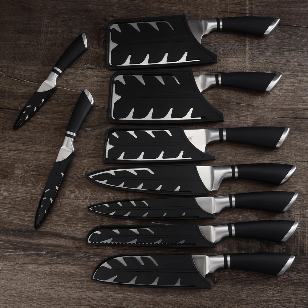 Kitchen Knife Sheath BPA-Free Black Knife Covers Sheath Edge Guards Case  Protect All Kinds Of