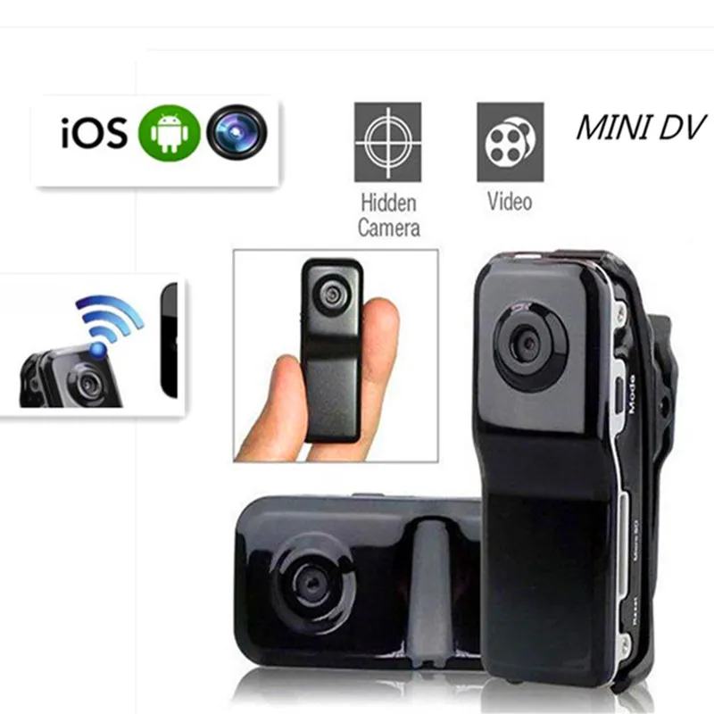 

Mini Camcorder Support Net-Camera Mini DV Record Camera Support 8G TF Card 720*480 Vedio Lasting Recording Cam