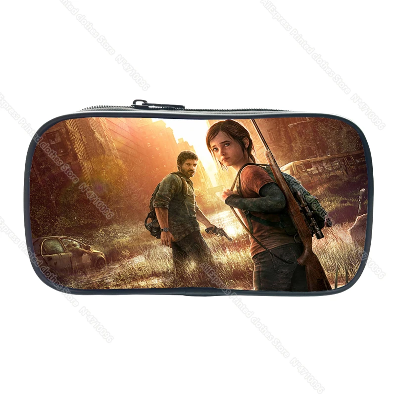 New Game The Last of Us 2 Pencil Case School Supplies for Kids Stationery 3D Print Storage Pouch Cosmetic Cases Makeup Box Bags